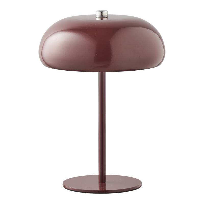 Margate genopladelig bordlampe &Oslash;16cm i metal bordeaux