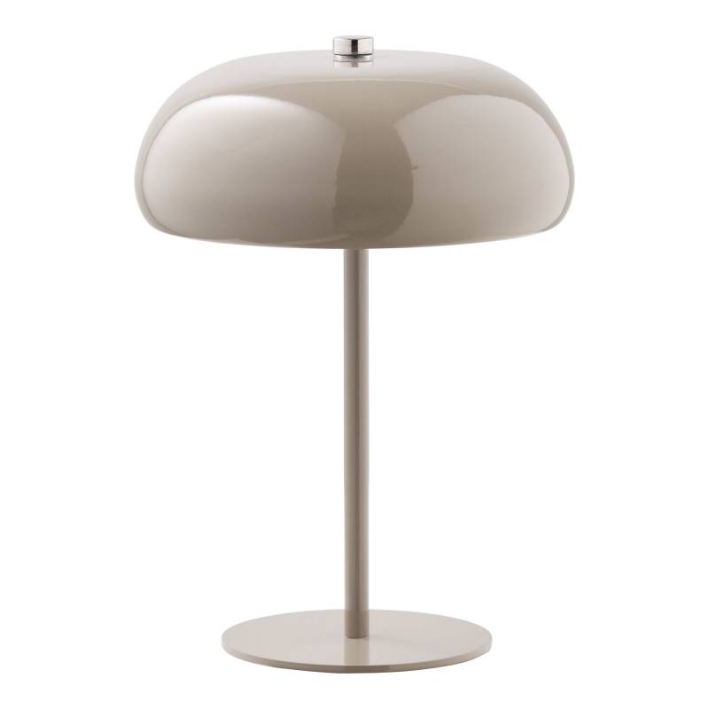 Margate bordlampe genopladelig &Oslash;16cm metal taupe