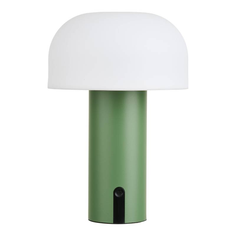 Soham LED genopladelig bordlampe &Oslash;15cm hvid og gr&oslash;n