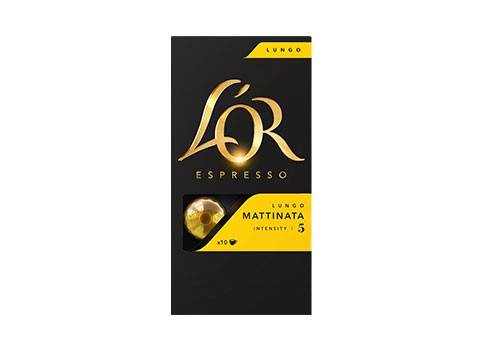 L´OR Mattinata Lungo kaffekapsler UTZ, 10 stk kapsler