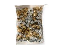 Kiss Candy Chokoladekugler guld/sølv, karamel 1 kilo