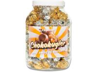 Choko-kugler Karamel enkeltindpakket 1,1kg bøtte