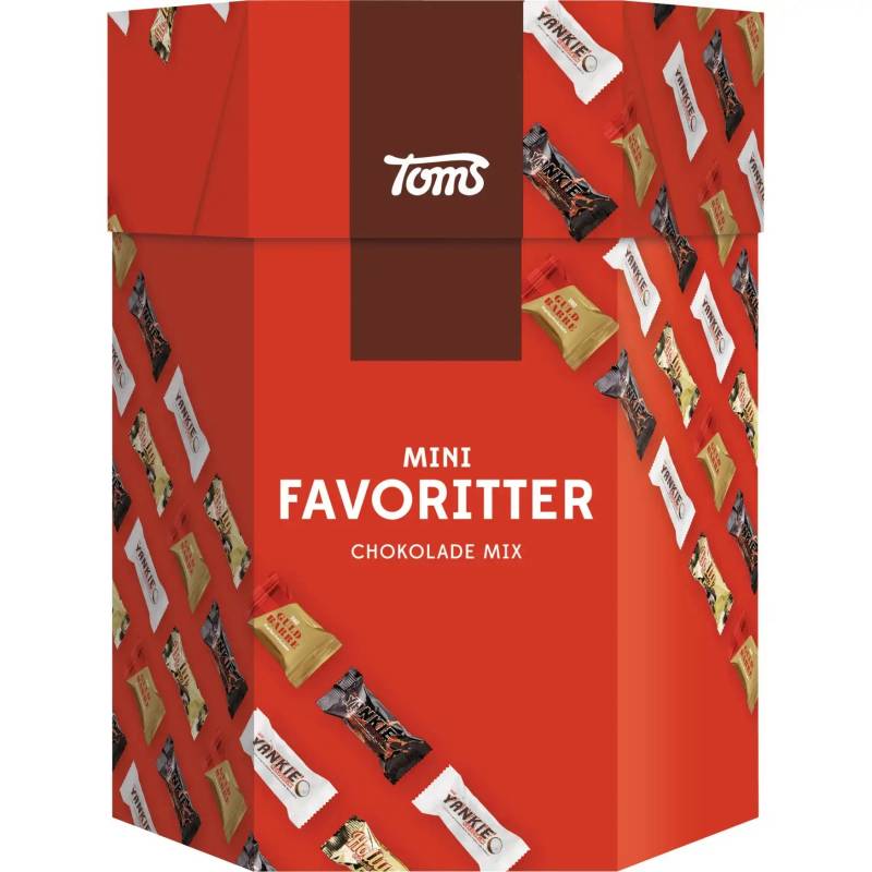 Toms Mini chokolade favoritter i enkelt indpakning, 1,9 kilo