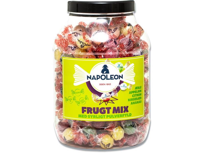 Napoleon Frugt Mix bolcher m/pulverfyld 1,3kg