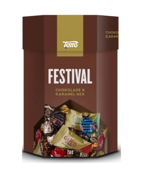 Toms chokolade festivalblanding 750g 