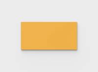 Lintex Mood Wall glastavle 150x75cm Bright, gul 