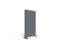 Lintex Edge skærmvæg 80x150cm Cara stof mørk grå