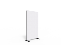Lintex Edge skærmvæg 80x150cm Cara stof hvid