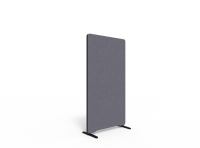Lintex Edge skærmvæg 80x150cm Blazer Lite stof mørk grå