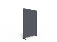 Lintex Edge skærmvæg 100x150cm Cara stof koksgrå