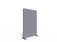 Lintex Edge skærmvæg 100x150cm Cara stof mellemgrå