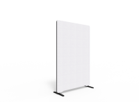 Lintex Edge skærmvæg 100x150cm Cara stof hvid