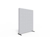 Lintex Edge skærmvæg 120x150cm Cara stof lys grå