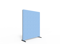 Lintex Edge skærmvæg 120x150cm Cara stof lys blå