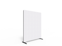 Lintex Edge skærmvæg 120x150cm Cara stof hvid