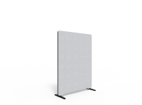 Lintex Edge skærmvæg 100x135cm Cara stof lys grå