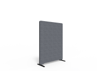 Lintex Edge skærmvæg 100x135cm Cara stof mørk grå