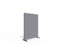 Lintex Edge skærmvæg 100x135cm Cara stof mellemgrå