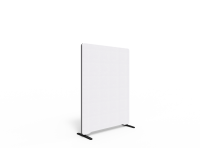 Lintex Edge skærmvæg 100x135cm Cara stof hvid