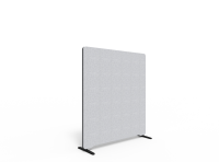 Lintex Edge skærmvæg 120x135cm Cara stof lys grå