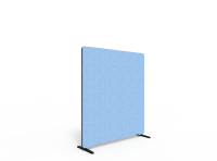 Lintex Edge skærmvæg 120x135cm Cara stof lys blå