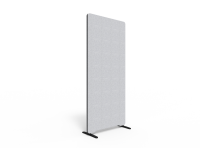 Lintex Edge skærmvæg 80x180cm Cara stof lys grå
