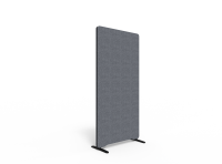 Lintex Edge skærmvæg 80x165cm Cara stof mørk grå