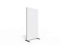 Lintex Edge skærmvæg 80x165cm Cara stof hvid