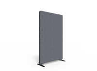 Lintex Edge skærmvæg 100x165cm Cara stof mørk grå
