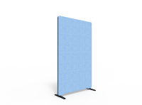 Lintex Edge skærmvæg 100x165cm Cara stof lys blå