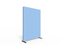 Lintex Edge skærmvæg 120x165cm Cara stof lys blå