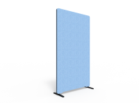 Lintex Edge skærmvæg 100x180cm Cara stof lys blå