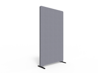 Lintex Edge skærmvæg 100x180cm Cara stof mellemgrå