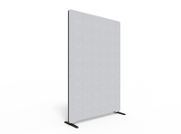 Lintex Edge skærmvæg 120x180cm Cara stof lys grå