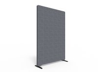 Lintex Edge skærmvæg 120x180cm Cara stof mørk grå