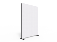 Lintex Edge skærmvæg 120x180cm Cara stof hvid