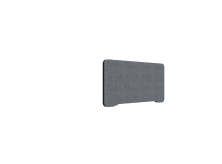 Lintex Edge bordskærm 80x40cm Cara stof mørk grå