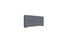Lintex Edge bordskærm 100x40cm Cara stof mørk grå