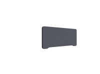 Lintex Edge bordskærm 100x40cm Cara stof koksgrå