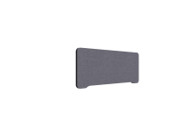 Lintex Edge bordskærm 100x40cm Blazer Lite stof mørk grå