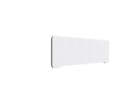 Lintex Edge bordskærm 120x40cm Cara stof hvid