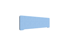 Lintex Edge bordskærm 140x40cm Cara stof lys blå