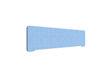 Lintex Edge bordskærm 160x40cm Cara stof lys blå