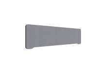 Lintex Edge bordskærm 160x40cm Cara stof mellemgrå
