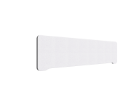 Lintex Edge bordskærm 160x40cm Cara stof hvid