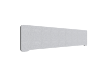 Lintex Edge bordskærm 180x40cm Cara stof lys grå