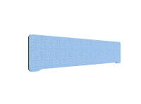 Lintex Edge bordskærm 180x40cm Cara stof lys blå