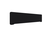 Lintex Edge bordskærm 180x40cm Cara stof sort