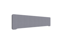 Lintex Edge bordskærm 180x40cm Cara stof mellemgrå