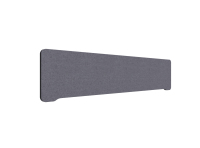 Lintex Edge bordskærm 180x40cm Blazer Lite stof mørk grå